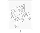 Genuine Mazda Rear Speaker NE53-66-960A. Fixed Price $199.50.