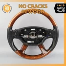 07-10 Mercedes W221 S550 CL550 Driver Steering Wheel W/ Paddle Shifters Wood Oem. Fixed Price $255.00.