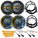 4X 300W 4WAY 6.5" Front And Rear Door Speakers For 2013 To 2019 Nissan Sentra. Fixed Price $131.99.