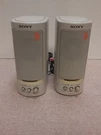 Sony White SRS-58PC Active System Computer 5W. Fixed Price $34.99.