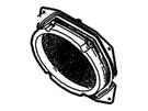 Genuine Ford 2007-2017 Expedition Navigator Front Door Speaker 8L1Z-18808-B. Fixed Price $86.55.