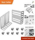 Iron Car Audio Mounting Brackets - 2PCS Set For Secure Dual Din Stereo Fixing. Fixed Price $23.74.