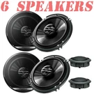 Pioneer Car-truck Speakers 4) 300 Watt 6.5" + 120 Tweeters TS-T110 (pair). Fixed Price $171.99.
