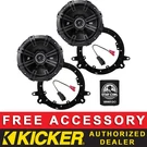Kicker DSC6504 6.5" Oem Speaker Replacement Kit For Toyota Tacoma 2024-2025. Fixed Price $94.58.
