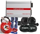 4X Power Acoustik EF-60C & EF-694 Speakers + Crunch SA-1100.4 Amp 4CH Kit. Fixed Price $159.99.