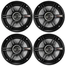 Pack Of (4) Crunch CS65CXS Full Range 3-WAY Shallow Mount Car Speaker, 6.5". Fixed Price $63.49.