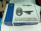 New Set Of Interfire IF-5720 2-WAY Speakers 120W. Fixed Price $50.00.