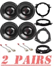 4) Jbl Stage 3-WAY 6.5" 225W Coaxial Door Speakers For 2001-2007 Toyota Sequoia. Fixed Price $211.99.