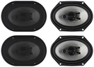 (4) Rockville RV68.3A 6X8" 3-WAY Car Speakers 1800 WATTS/340 Rms Cea Rated. Fixed Price $74.95.