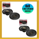 Pioneer A-series 6" 9" 4 Way Coaxial 650 Watt Max Car Audio Speakers 2 Pack. Fixed Price $128.95.