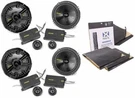 2) Kicker 43CSS654 6.5" Component Speaker System Kit + Rockmat Sound Deadening. Fixed Price $287.92.